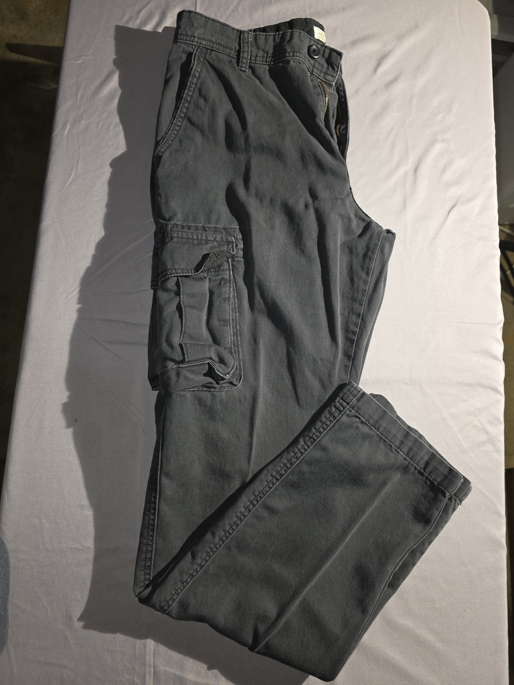 Men's Cargo Pants — Charcoal Gray Utility Fit